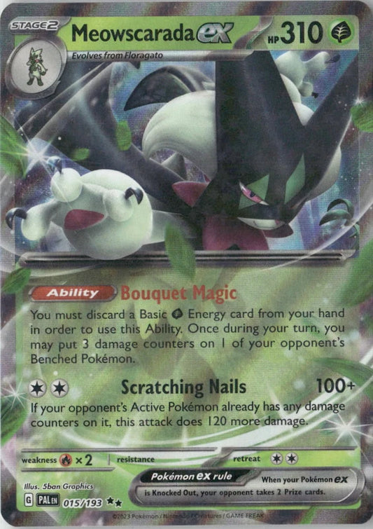 Meowscarada ex - 015/193 - SV02: Paldea Evolved