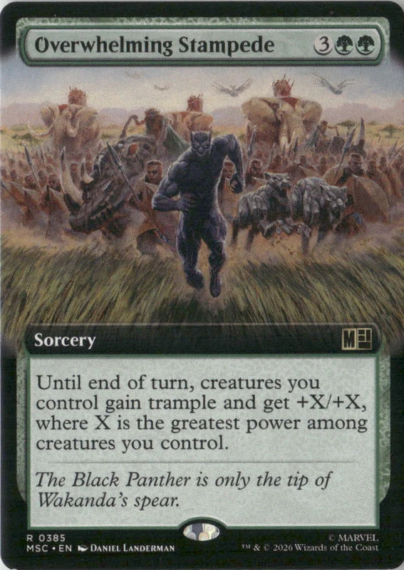 Scan Image | Overwhelming Stampede - Commander: Marvel Super Heroes | [CD01C98F]