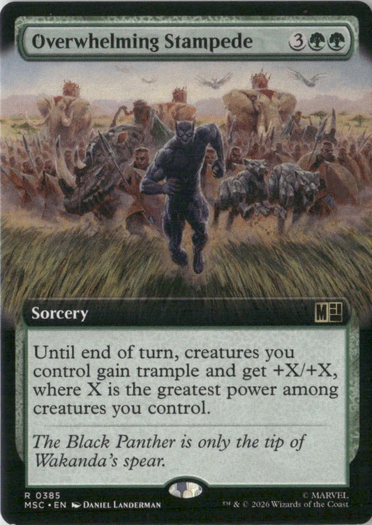 Scan Image | Overwhelming Stampede - Commander: Marvel Super Heroes | [CD01C98F]