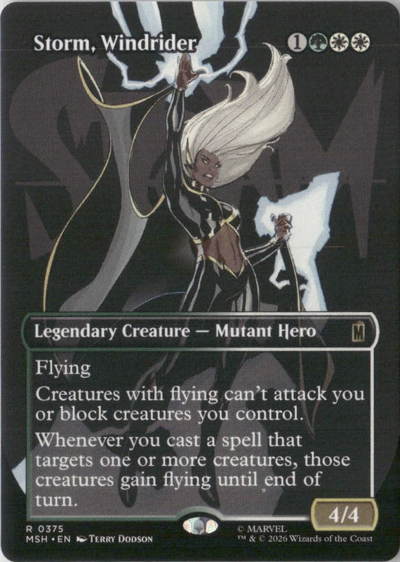 Scan Image | Storm, Windrider (Borderless) - Marvel Super Heroes | [FEDEAB9A]