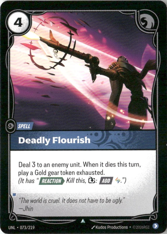 Deadly Flourish - Unleashed