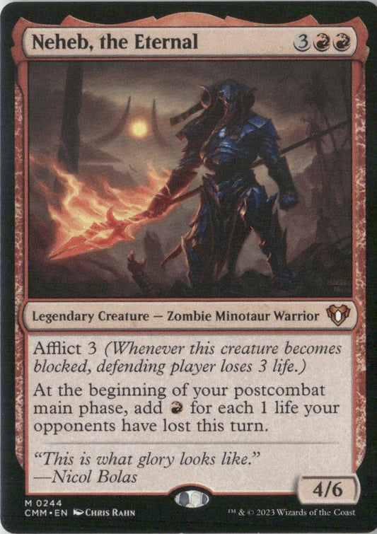 Scan Image | Neheb, the Eternal - Commander Masters | [A71DD2E4]