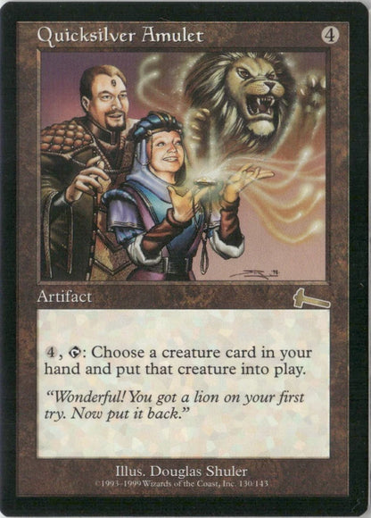 Scan Image | Quicksilver Amulet - Urza's Legacy | [00EC4179]