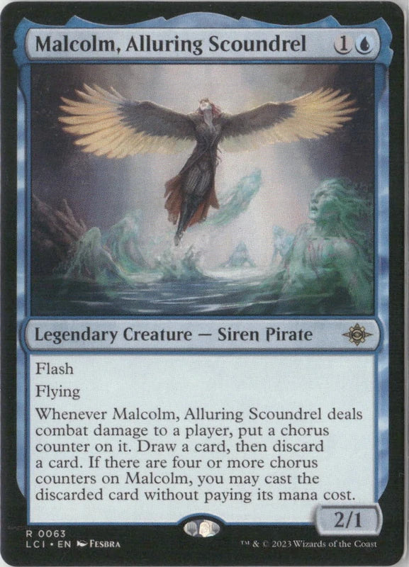 Malcolm, Alluring Scoundrel - The Lost Caverns of Ixalan