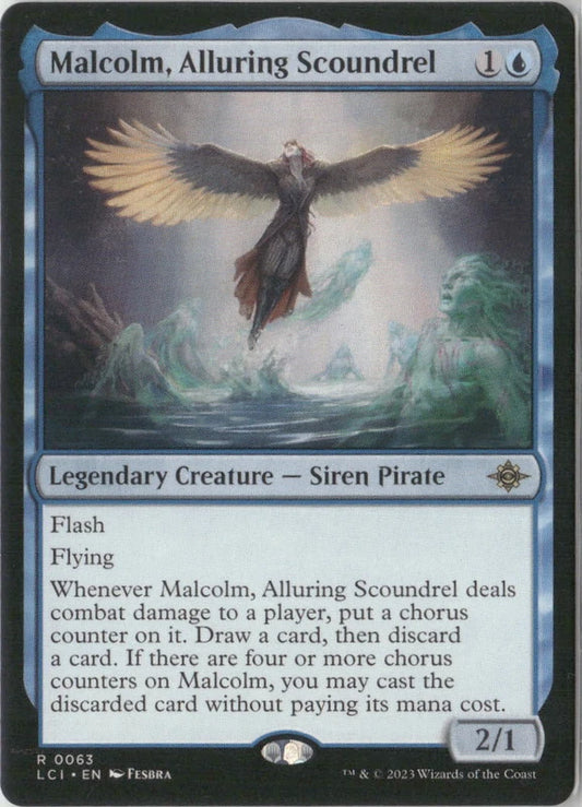 Malcolm, Alluring Scoundrel - The Lost Caverns of Ixalan