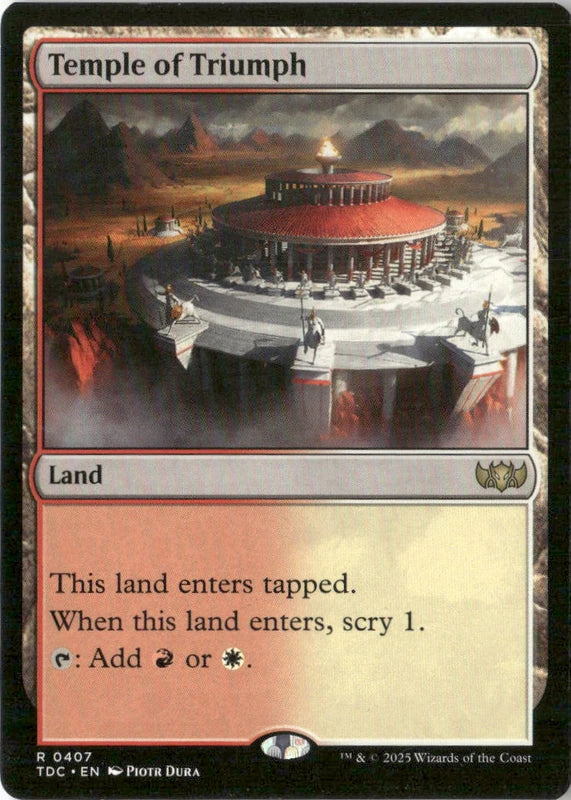 Temple of Triumph - Commander: Tarkir: Dragonstorm