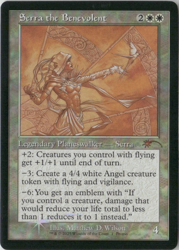 Scan Image | Serra the Benevolent (Retro Frame) - MagicFest Cards | [1C7D1AEF]