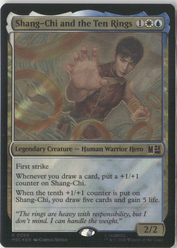 Scan Image | Shang-Chi and the Ten Rings (Surge Foil) - Commander: Marvel Super Heroes | [C7749F4E]