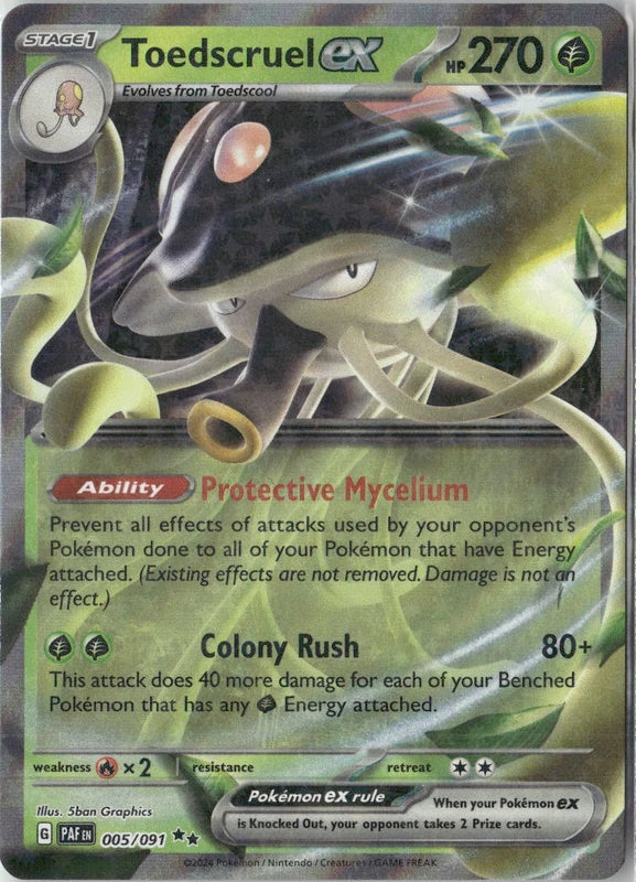 Toedscruel ex - 005/091 - SV: Paldean Fates