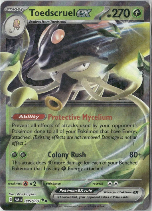 Toedscruel ex - 005/091 - SV: Paldean Fates