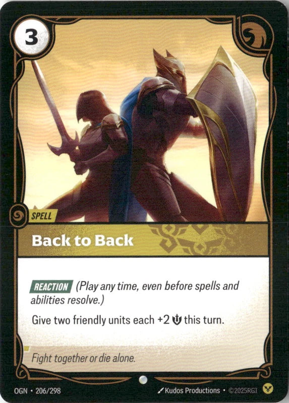 Back to Back - Origins