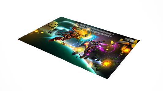 Chrono Core - Playmat - Basilisk vs. Tiamut