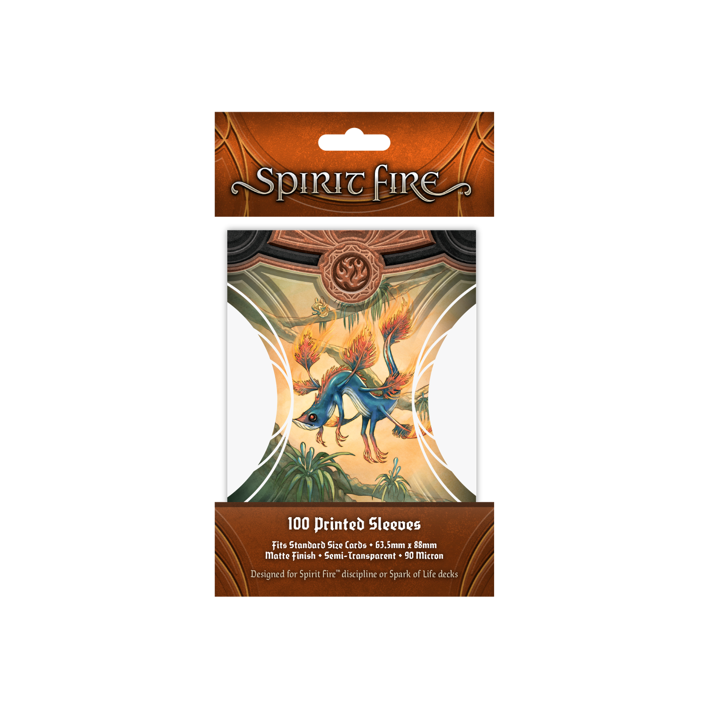 Spirit Fire Semi-Transparent Printed Sleeves Wingy Thing (Gold)