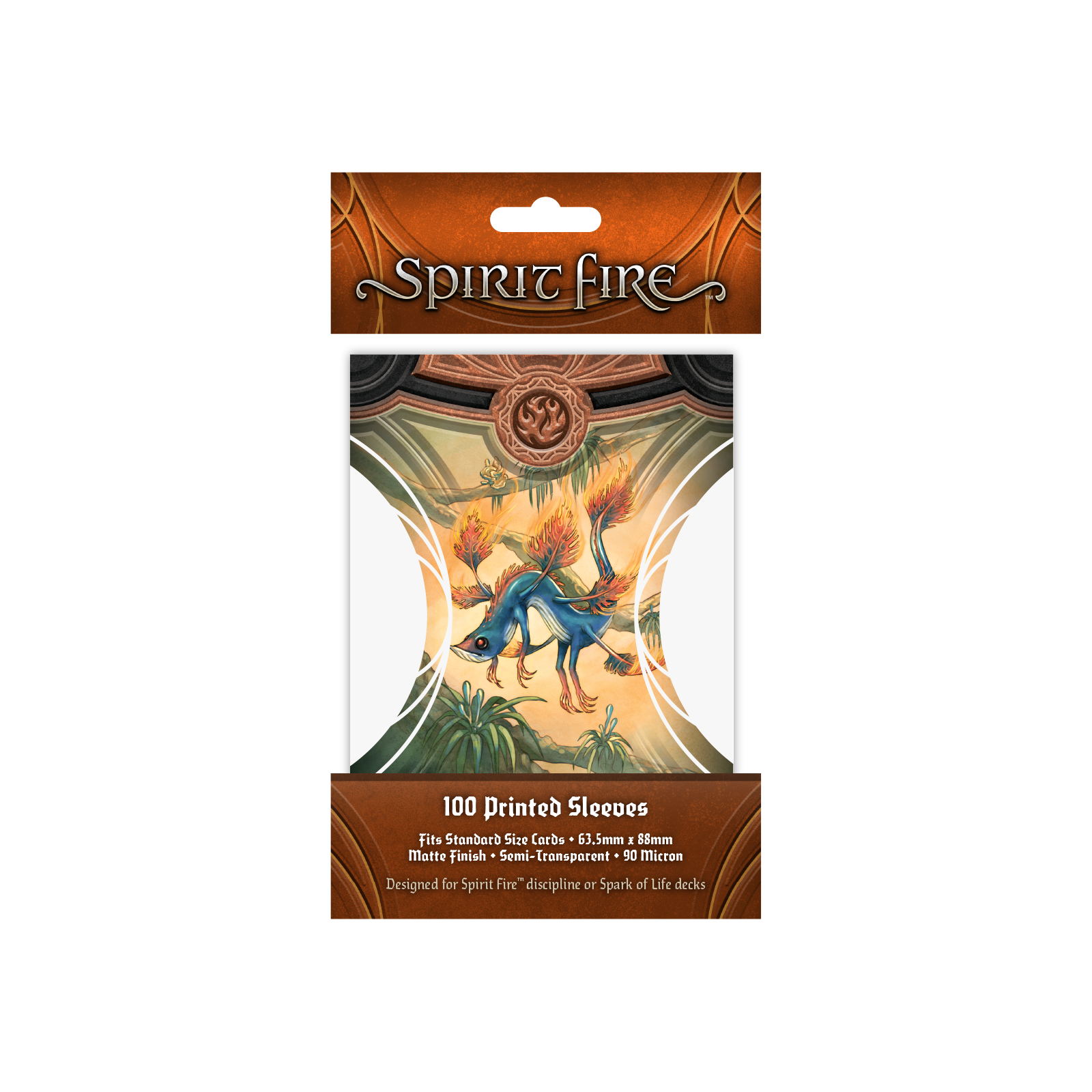 Spirit Fire Semi-Transparent Printed Sleeves Wingy Thing (Gold)