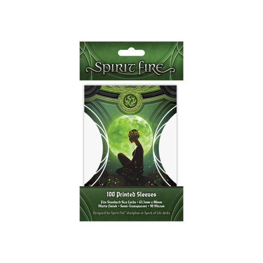 Spirit Fire Semi-Transparent Printed Sleeves Be At Peace (Green)
