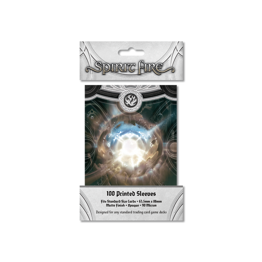Spirit Fire Opaque Printed Sleeves: Gleam Pulse (Stone)