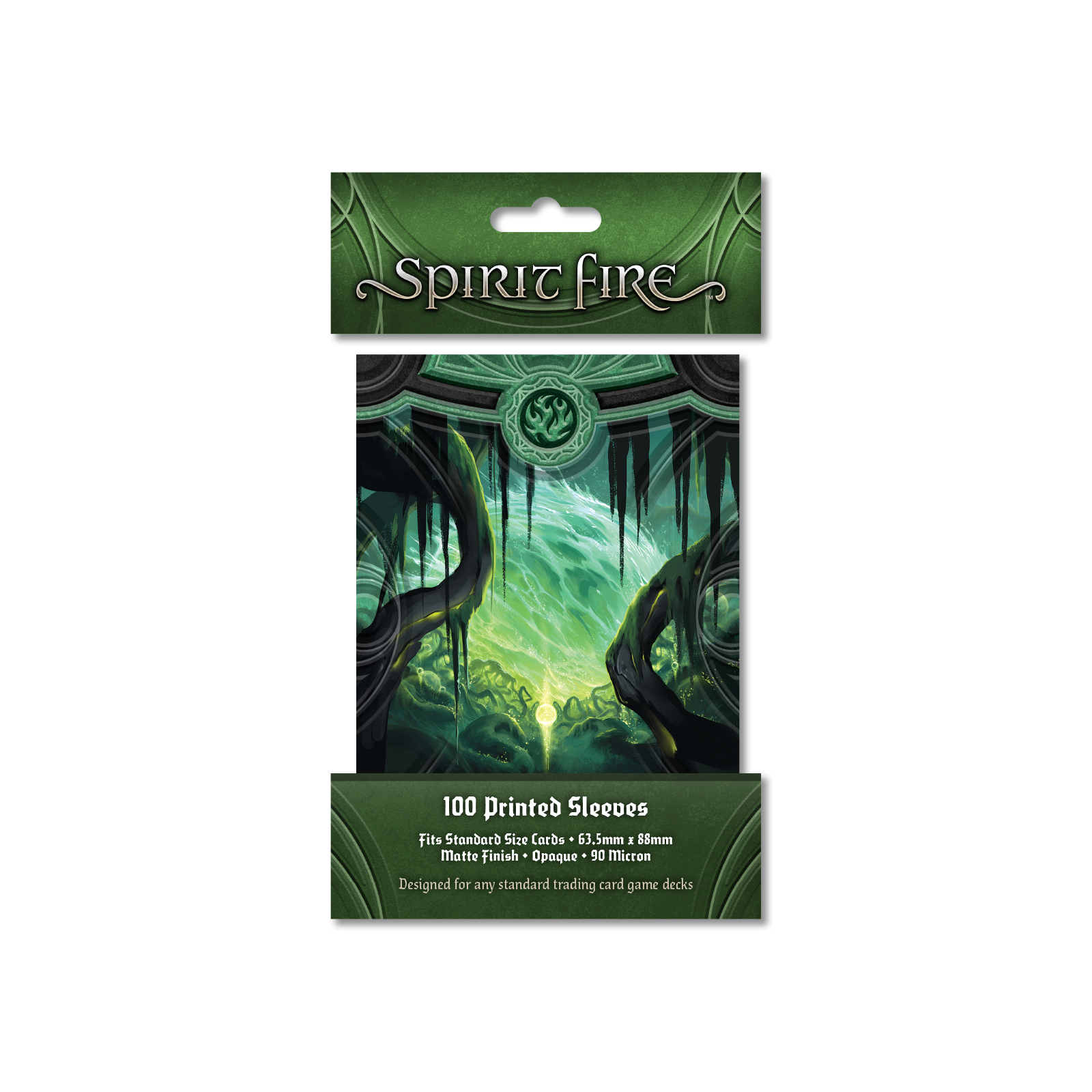 Spirit Fire Opaque Printed Sleeves Biodome (Green)