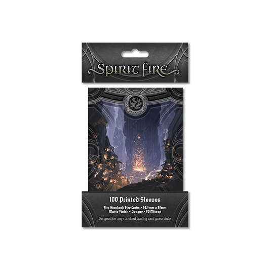 Spirit Fire Opaque Printed Sleeves Secret Chamber (Black)