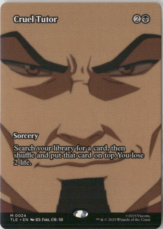 Scan Image | Cruel Tutor (Borderless) - Avatar: The Last Airbender: Eternal-Legal | [A36B13A2]