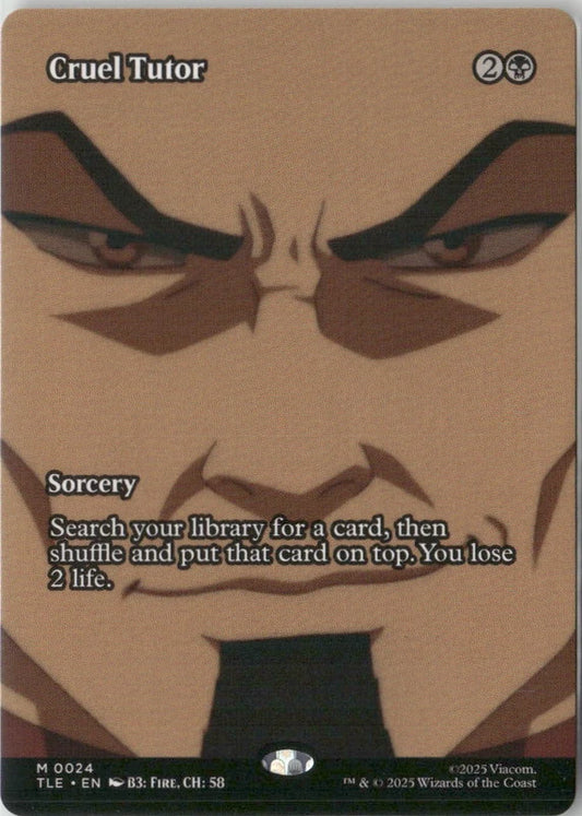 Scan Image | Cruel Tutor (Borderless) - Avatar: The Last Airbender: Eternal-Legal | [A36B13A2]