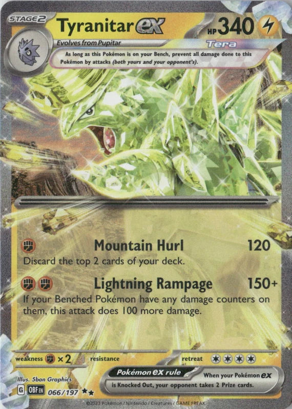 Tyranitar ex - SV03: Obsidian Flames