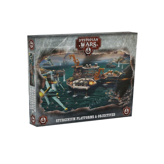 Dystopian Wars - Sturginium Platforms & Objectives Set