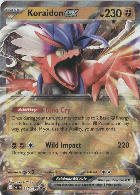 Koraidon ex - 125/198 - SV01: Scarlet & Violet Base Set