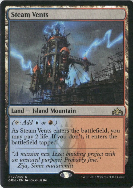 Scan Image | Steam Vents - Guilds of Ravnica | [C1DBC25E]