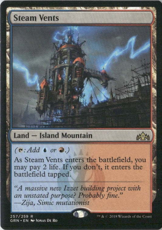 Scan Image | Steam Vents - Guilds of Ravnica | [C1DBC25E]