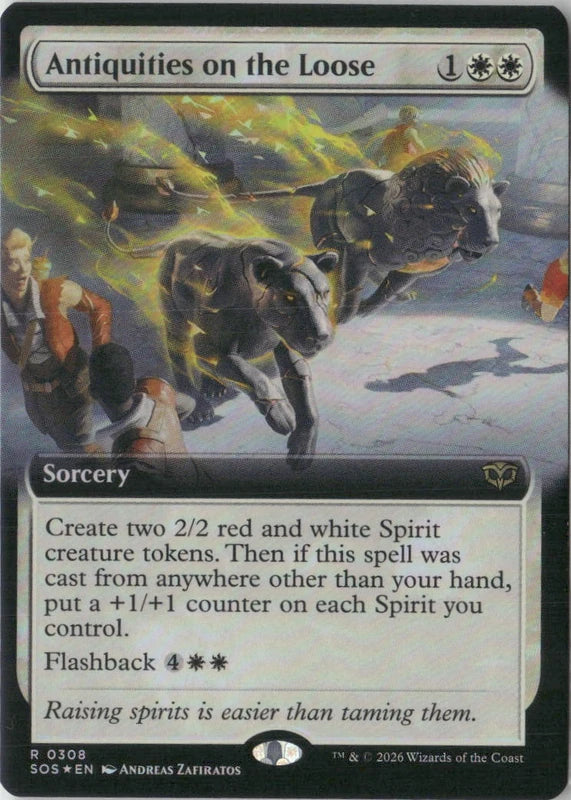 Scan Image | Antiquities on the Loose (Extended Art) - Secrets of Strixhaven | [6CD9F81A]