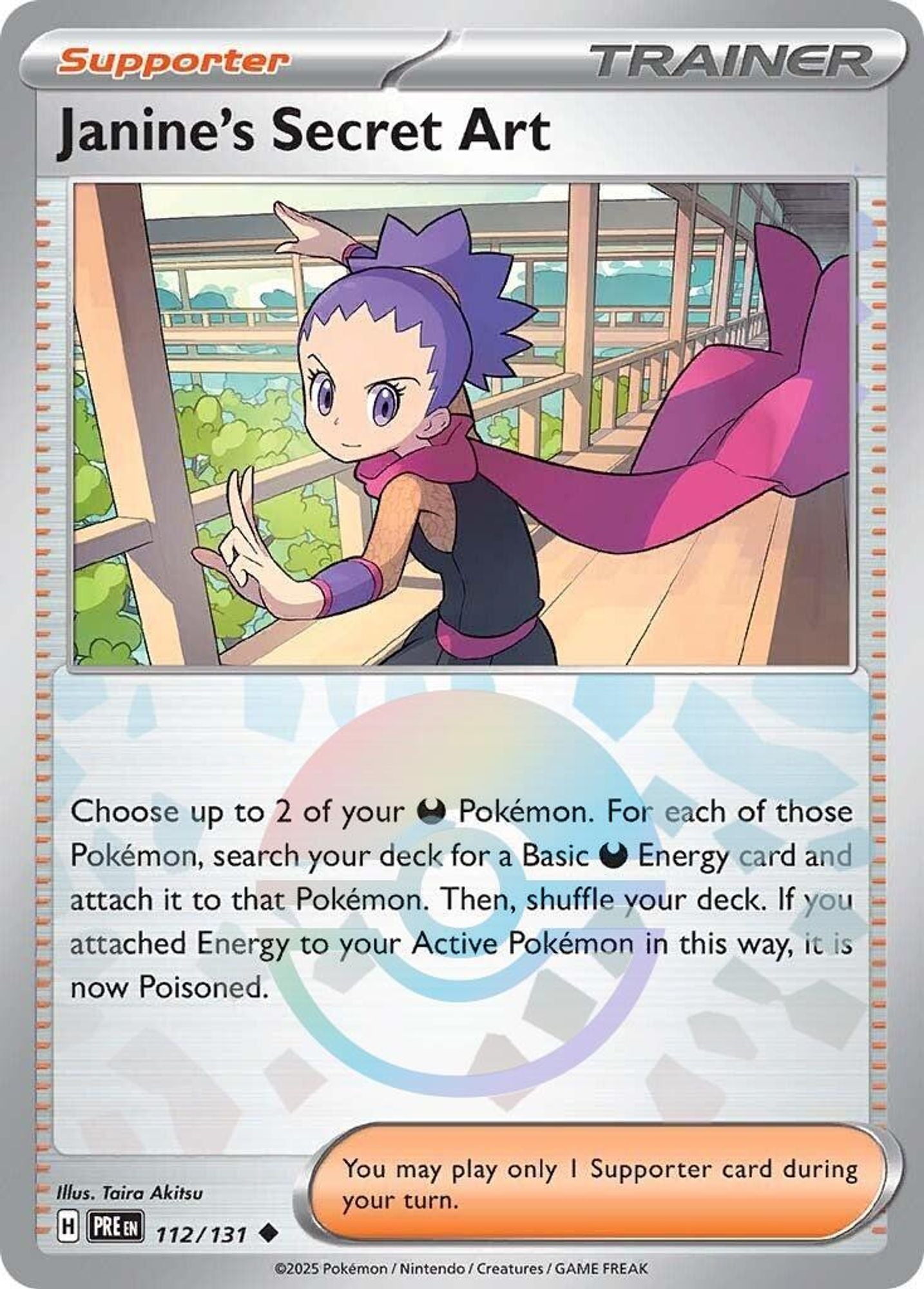 Janine's Secret Art - 112/131 (Poke Ball Pattern)