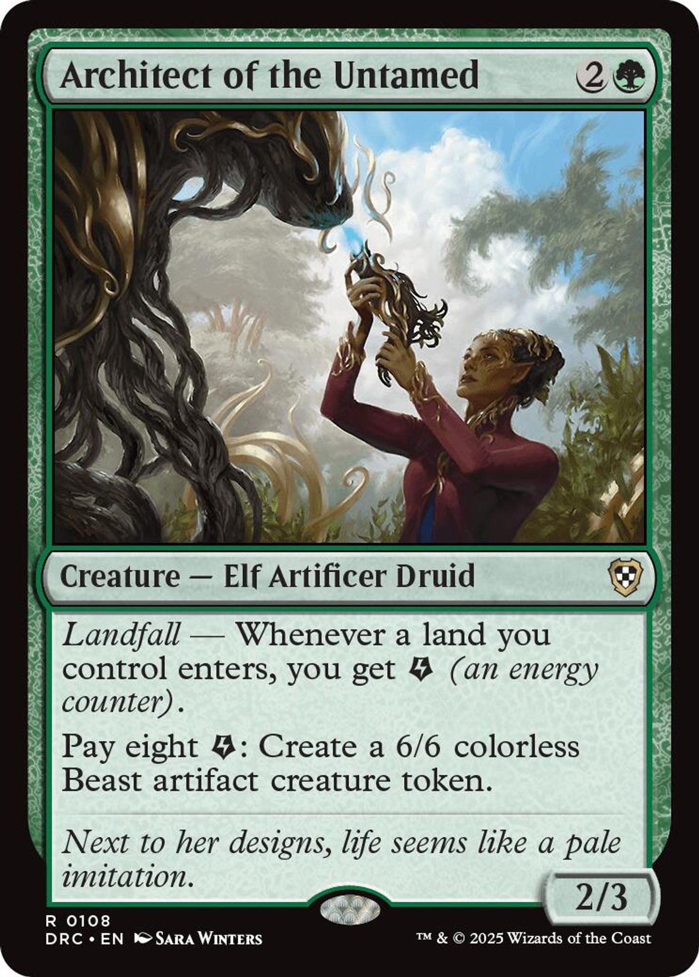 Architect of the Untamed - Commander: Aetherdrift