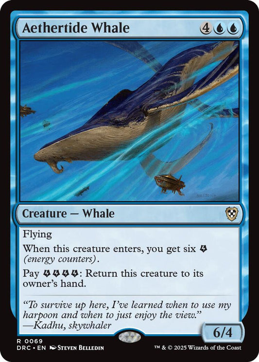 Aethertide Whale - Commander: Aetherdrift