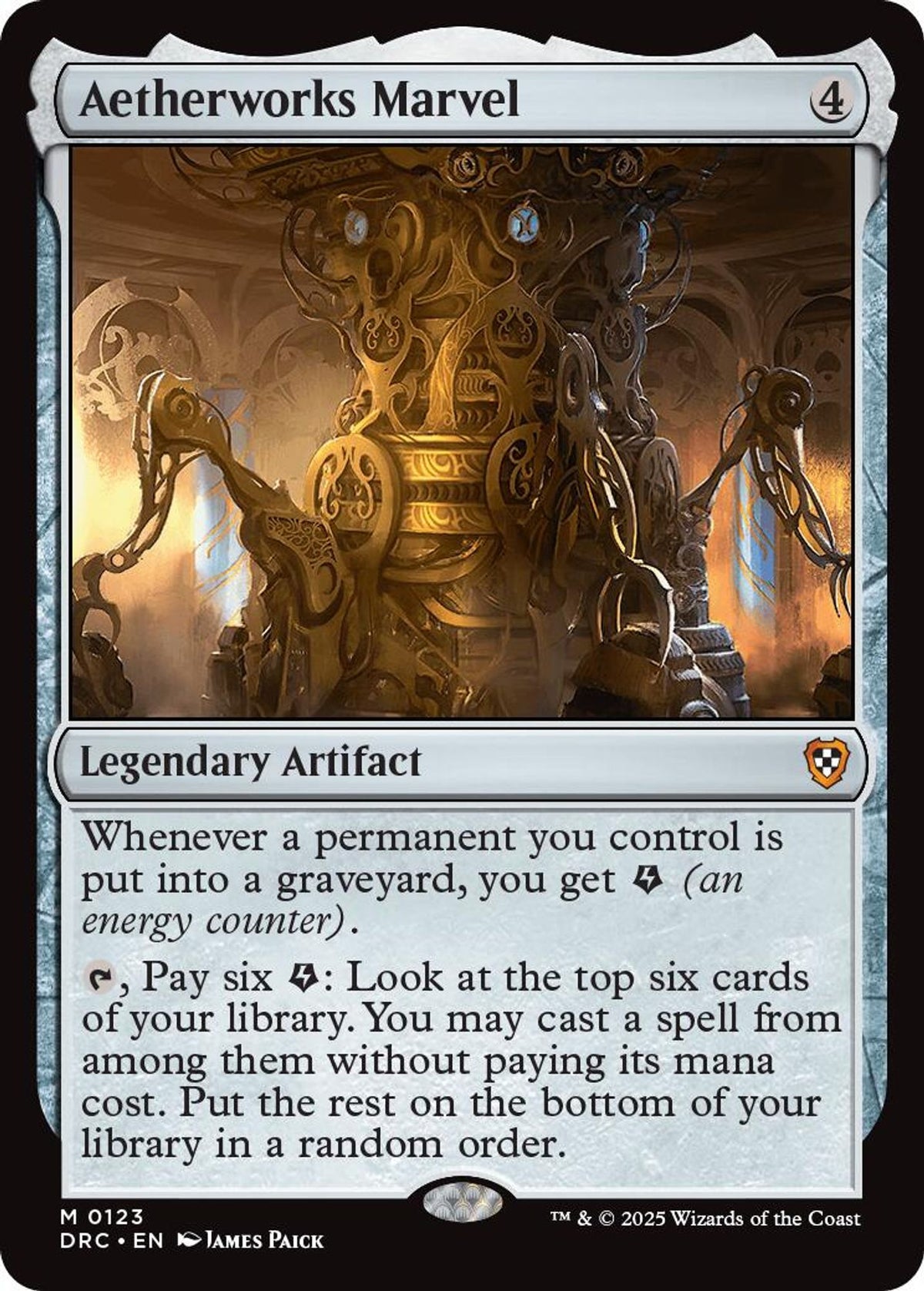 Aetherworks Marvel - Commander: Aetherdrift