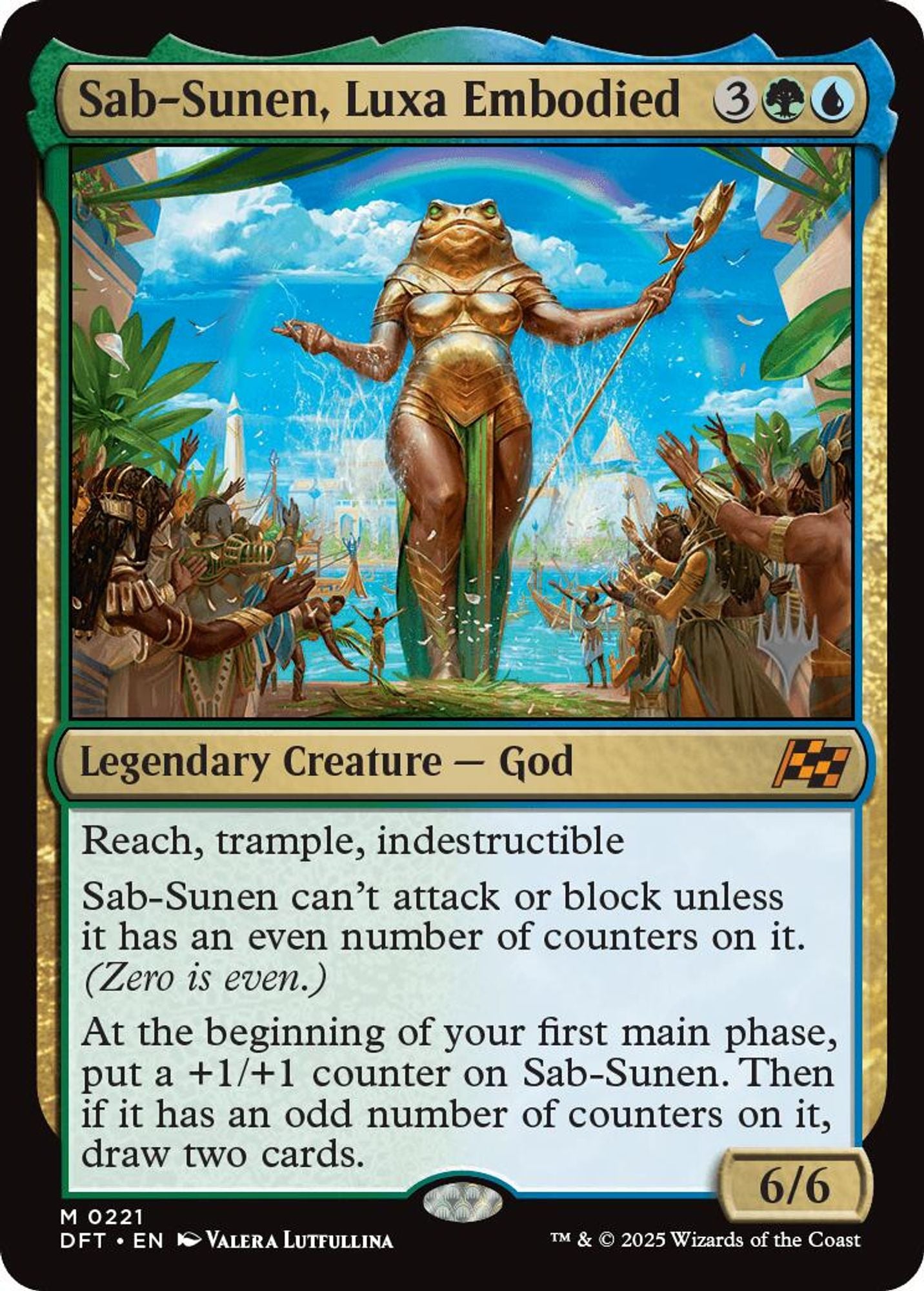 Sab-Sunen, Luxa Embodied (Promo Stamp)