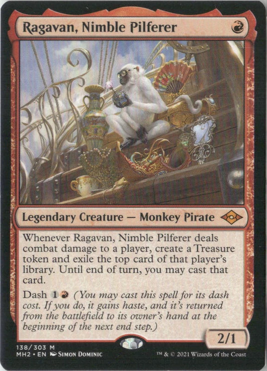Scan Image | Ragavan, Nimble Pilferer - Modern Horizons 2 | [F14422DE]