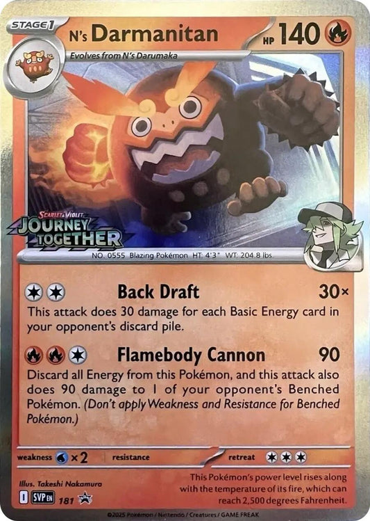 N's Darmanitan - 181 (Prerelease)