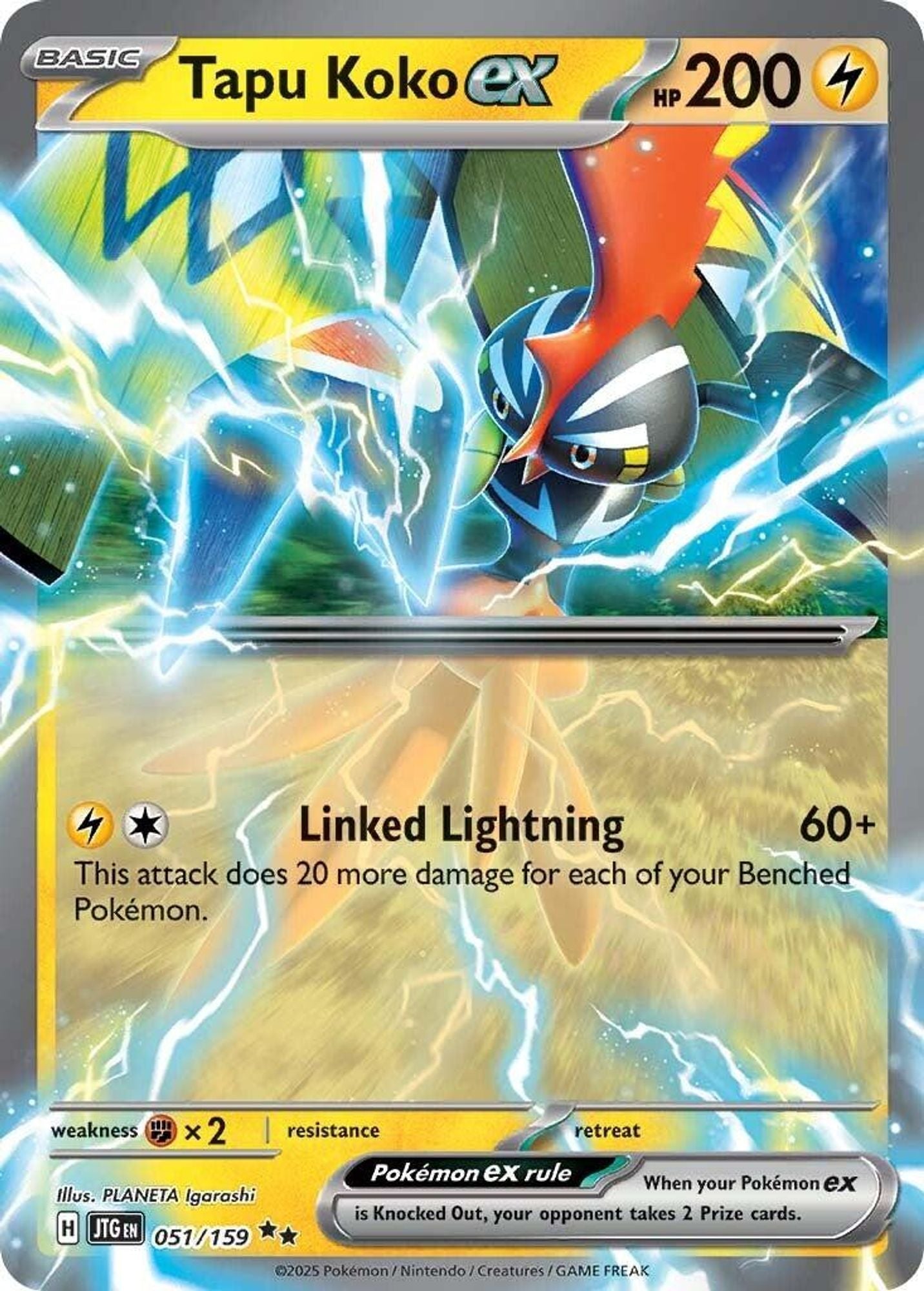 Tapu Koko ex - SV09: Journey Together