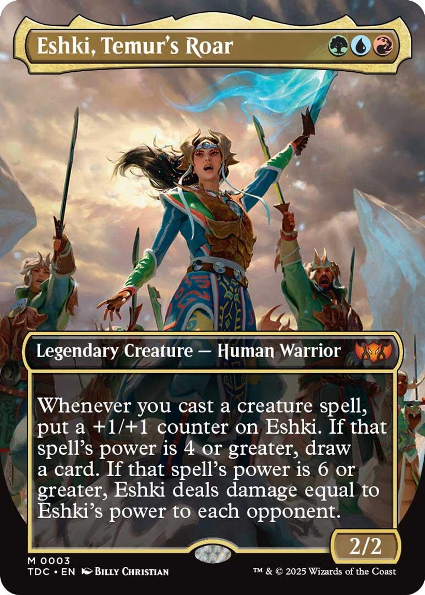 Eshki, Temur's Roar (Borderless)