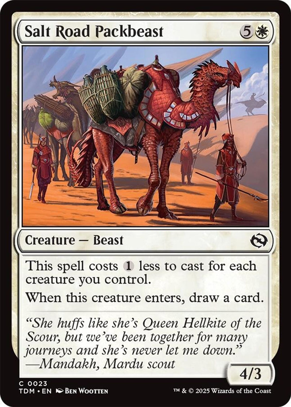 Salt Road Packbeast - Tarkir: Dragonstorm