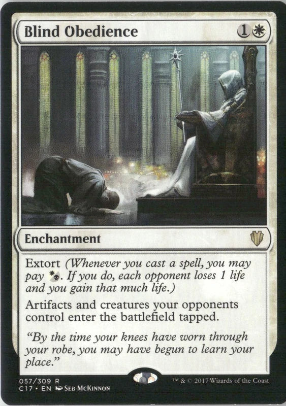 Scan Image | Blind Obedience - Commander 2017 | [FC8D6DDB]