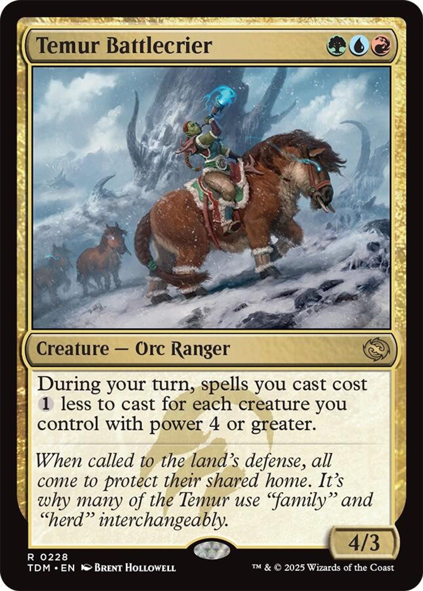 Temur Battlecrier