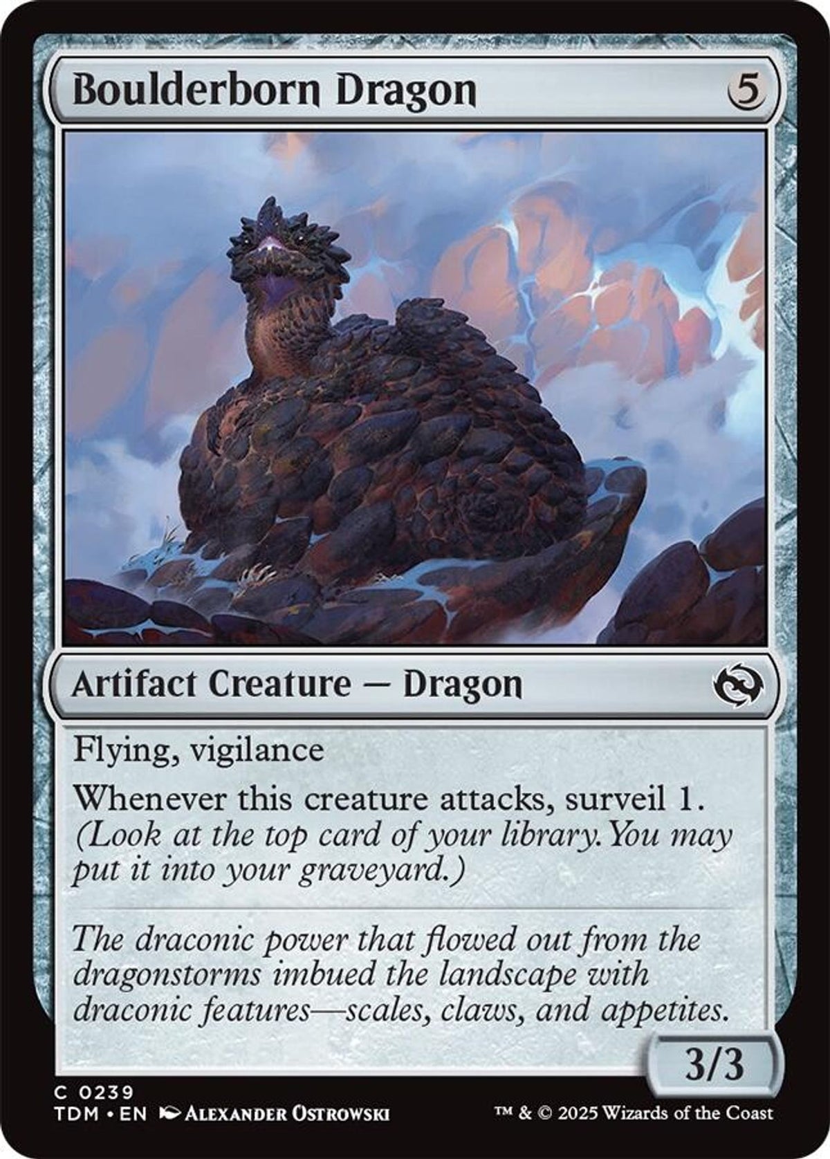 Boulderborn Dragon - Tarkir: Dragonstorm