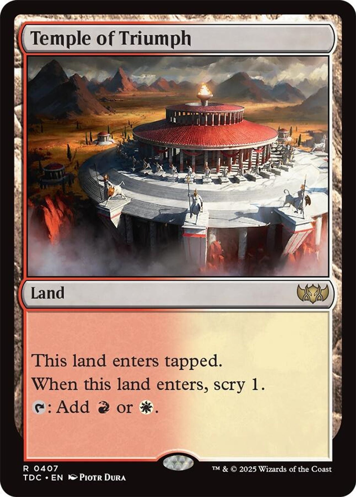 Temple of Triumph - Commander: Tarkir: Dragonstorm