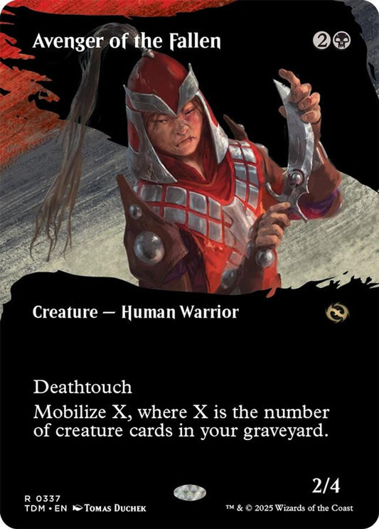 Avenger of the Fallen (Borderless) - Tarkir: Dragonstorm