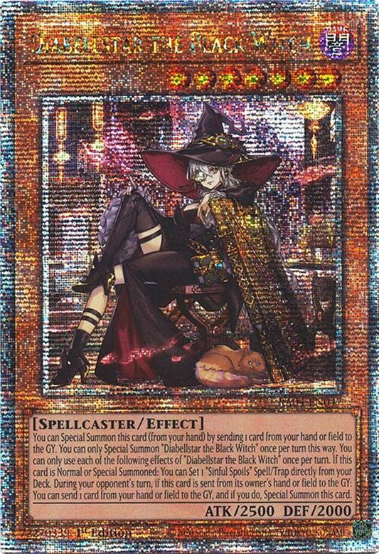 Diabellstar the Black Witch (New Art) (Quarter Century Secret Rare)