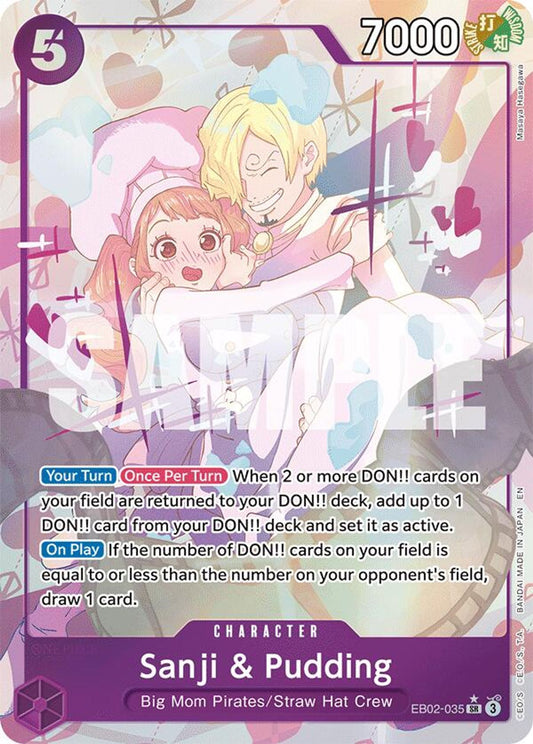 Sanji & Pudding (Alternate Art)
