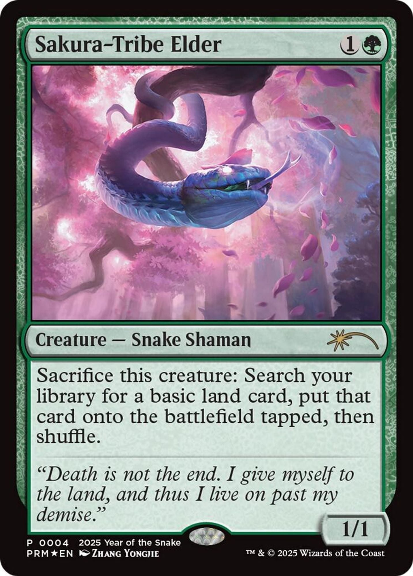Sakura-Tribe Elder (Year of the Snake 2025)