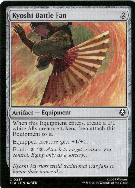 Kyoshi Battle Fan - Avatar: The Last Airbender