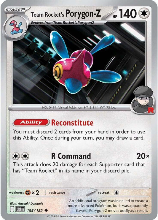 Team Rocket's Porygon-Z - SV10: Destined Rivals